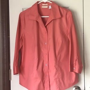 NO-IRON COTTON STAIN SHIELD SHIRT